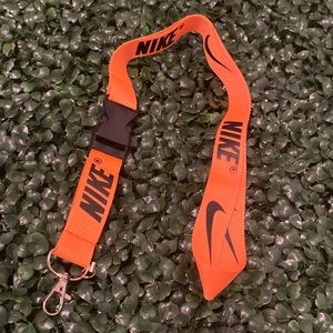 Nike Detachable Lanyard Orange & Black